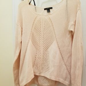 Pale pink forever 21 sweater